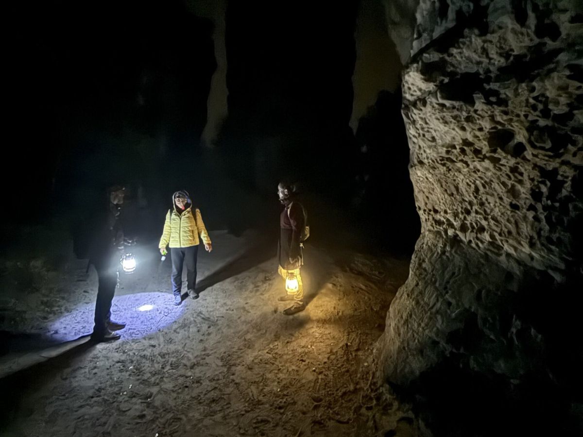 Tiské skály noční prohlídka (1) Tiské skály noční prohlídka